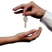 handing over key